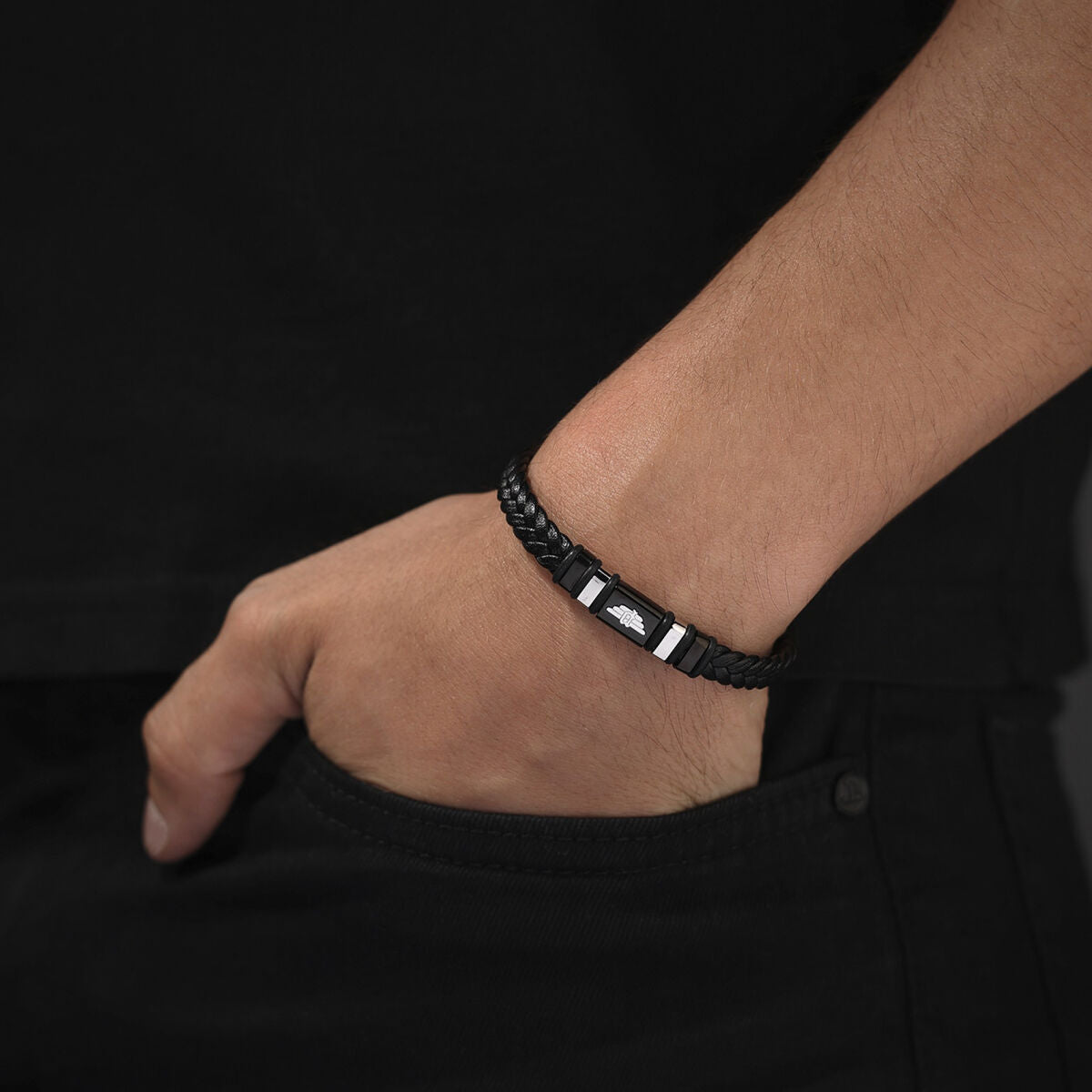 Men's Bracelet Police PEAGB0040401 Black
