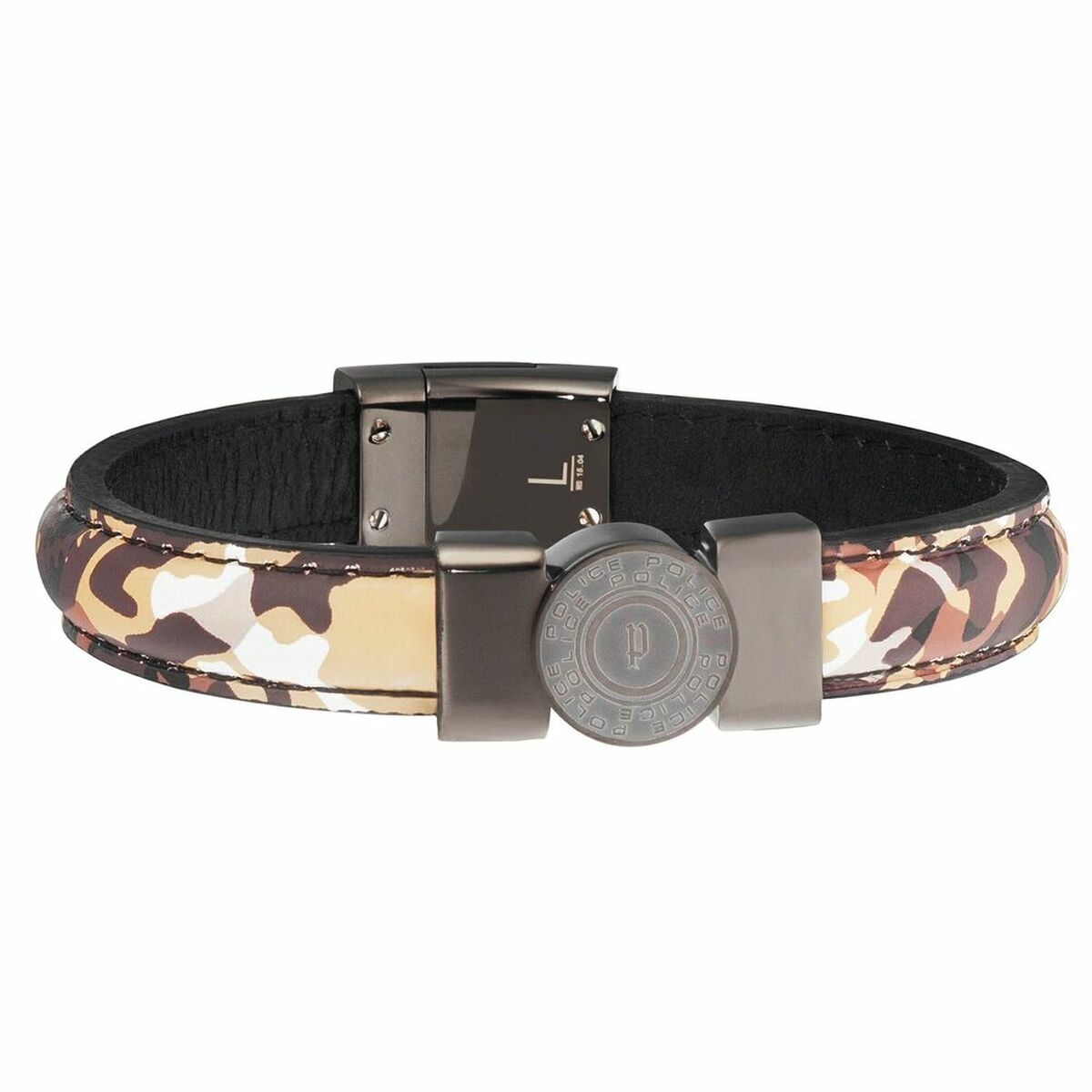 Men's Bracelet Police PJ25556BLU02S Leather 17 cm