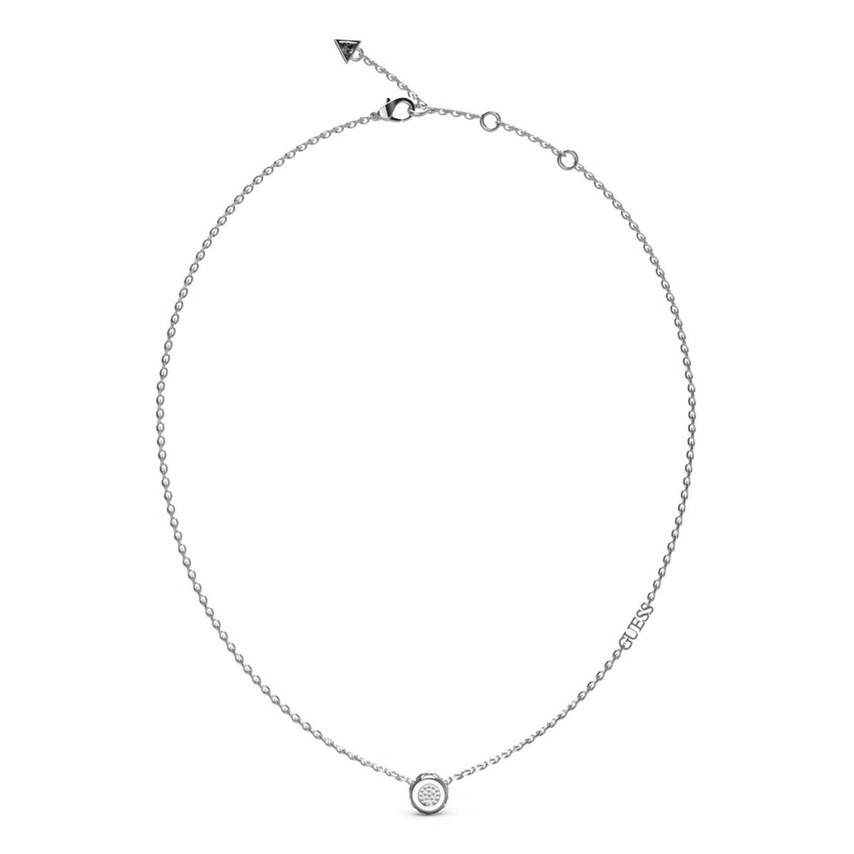 Ladies' Necklace Guess JUBN04593JWRHT-U Silver