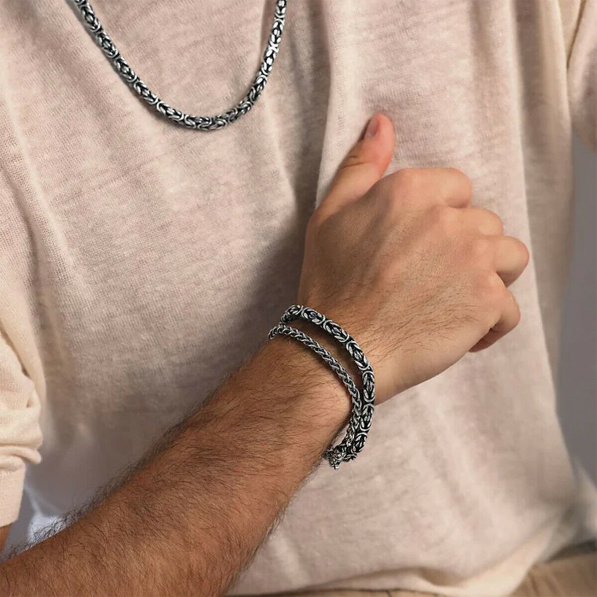 Men's Bracelet Albert M. WSOX00601.S