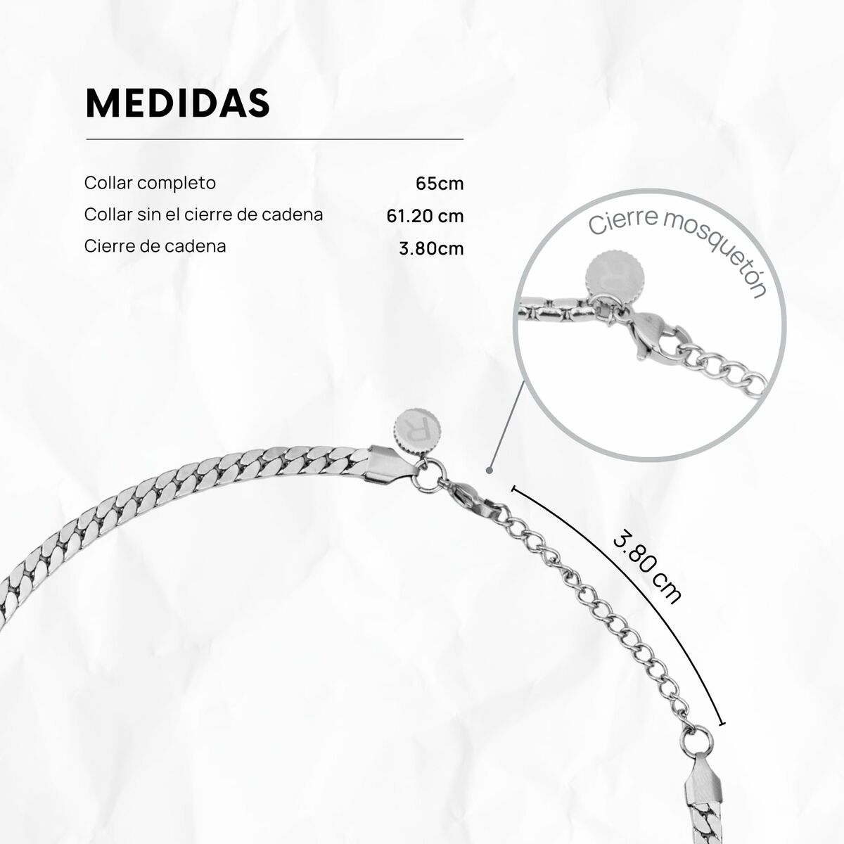 Men's Necklace Radiant RH000266 Silver