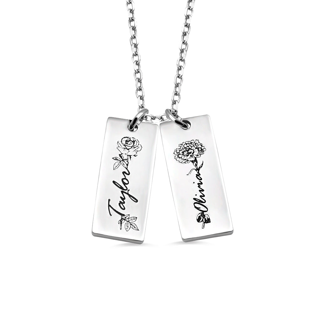 Customized Blossoming Flower Necklace