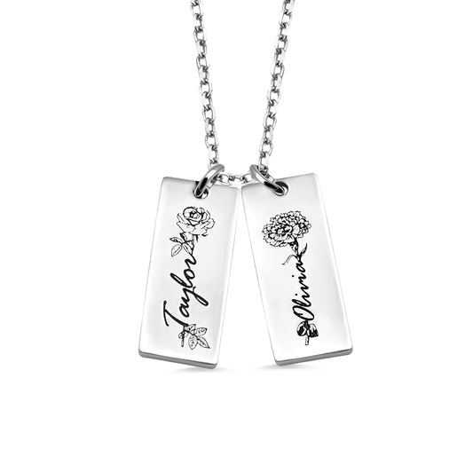 Customized Blossoming Flower Necklace