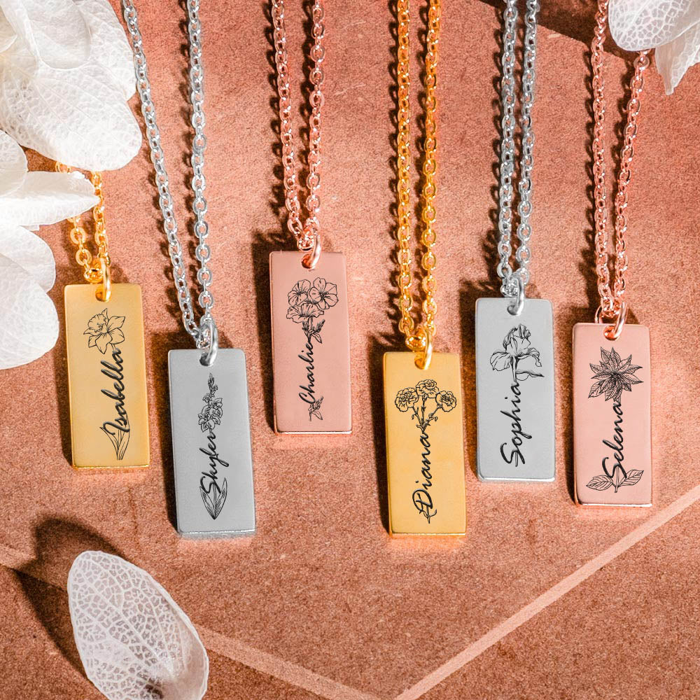 Customized Blossoming Flower Necklace