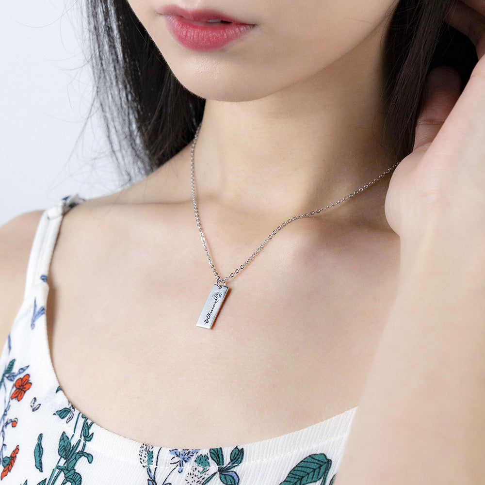 Customized Blossoming Flower Necklace