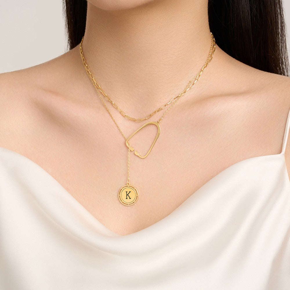 Silver 925 Custom Initial Stethoscope Necklace for Woman, Graduation/Medical Student/Nurse/Doctor Gift