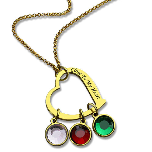 Personalized Close to My Heart Necklace