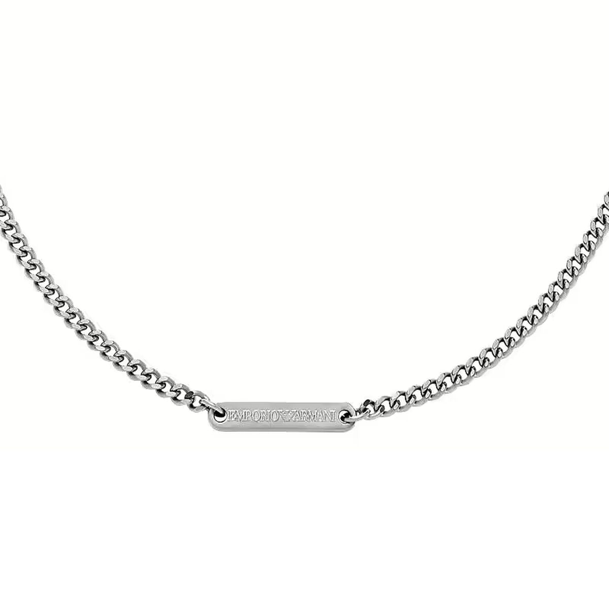 Men's Necklace Emporio Armani EGS3188040 Silver