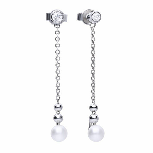 Ladies' Earrings Diamonfire 6218711111 3 cm
