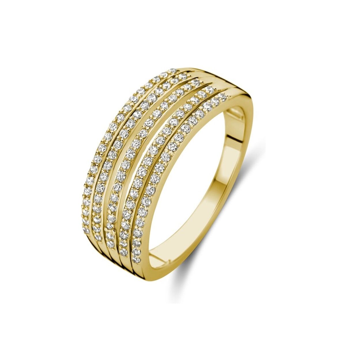 Ladies' Ring New Bling 9NB-1431-60 20 Golden