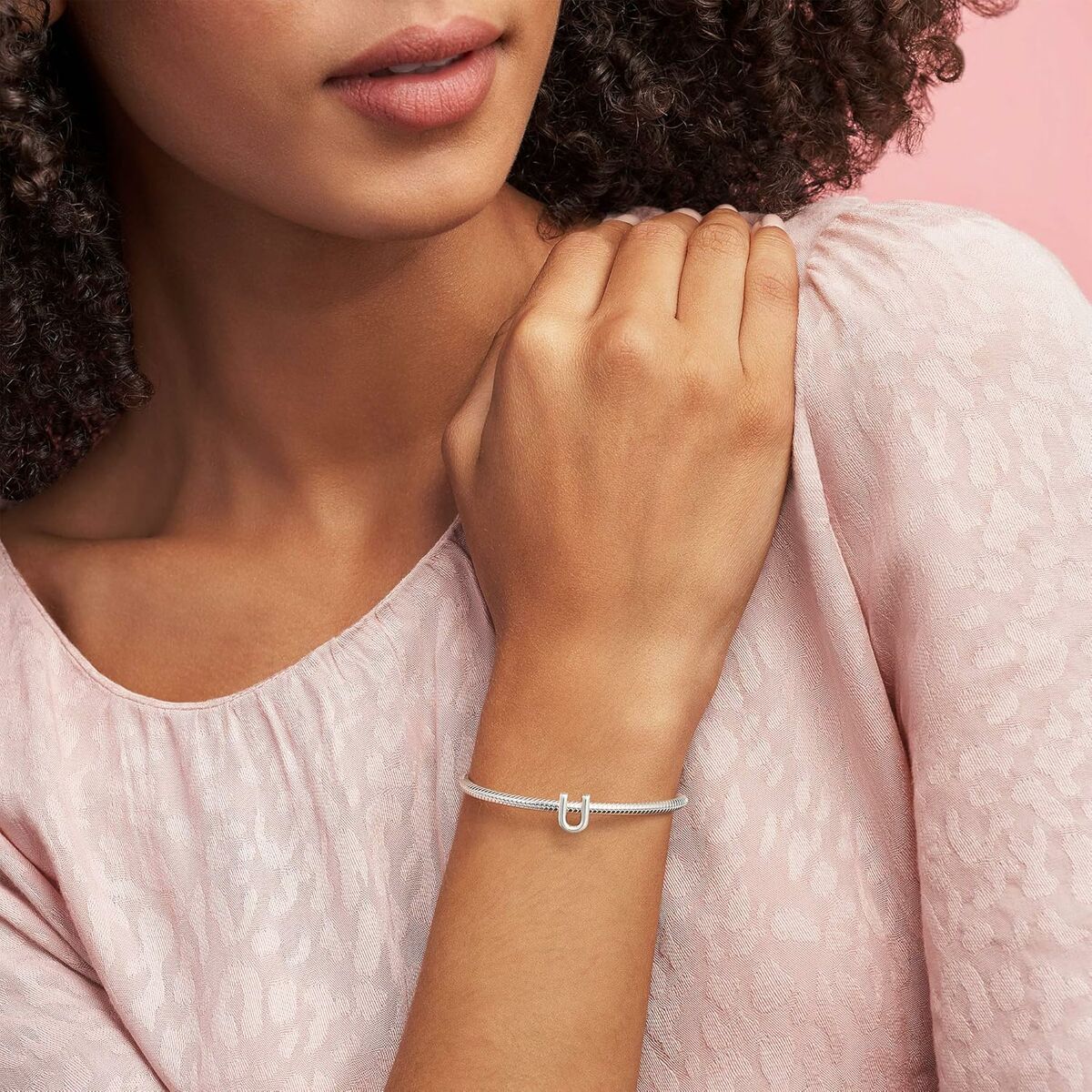 Ladies' Beads Pandora LETTER T SILVER Silver