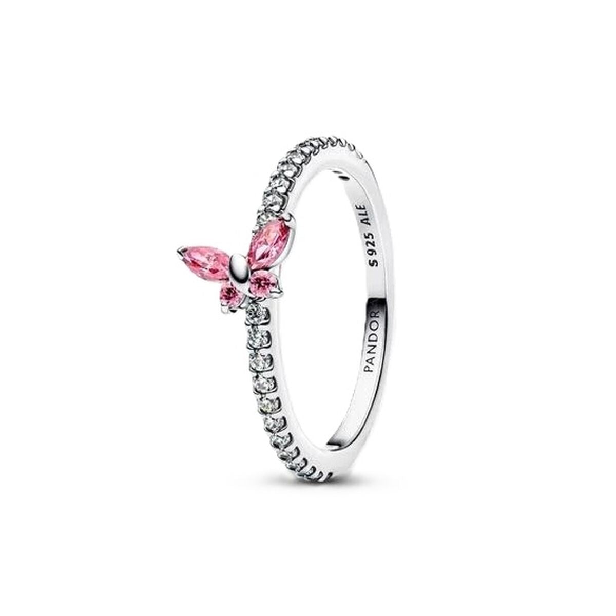 Ladies' Ring Pandora 194269C02-48 Silver Pink