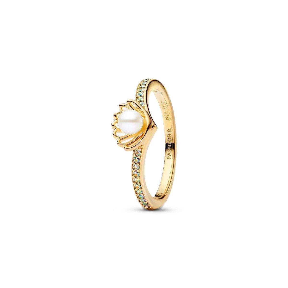 Ladies' Ring Pandora 163654C01-52 Golden
