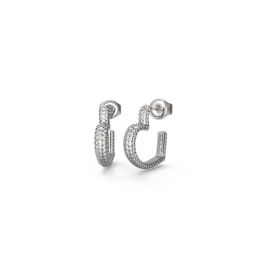 Ladies' Earrings Guess JUBE05017JWRHT-U Silver
