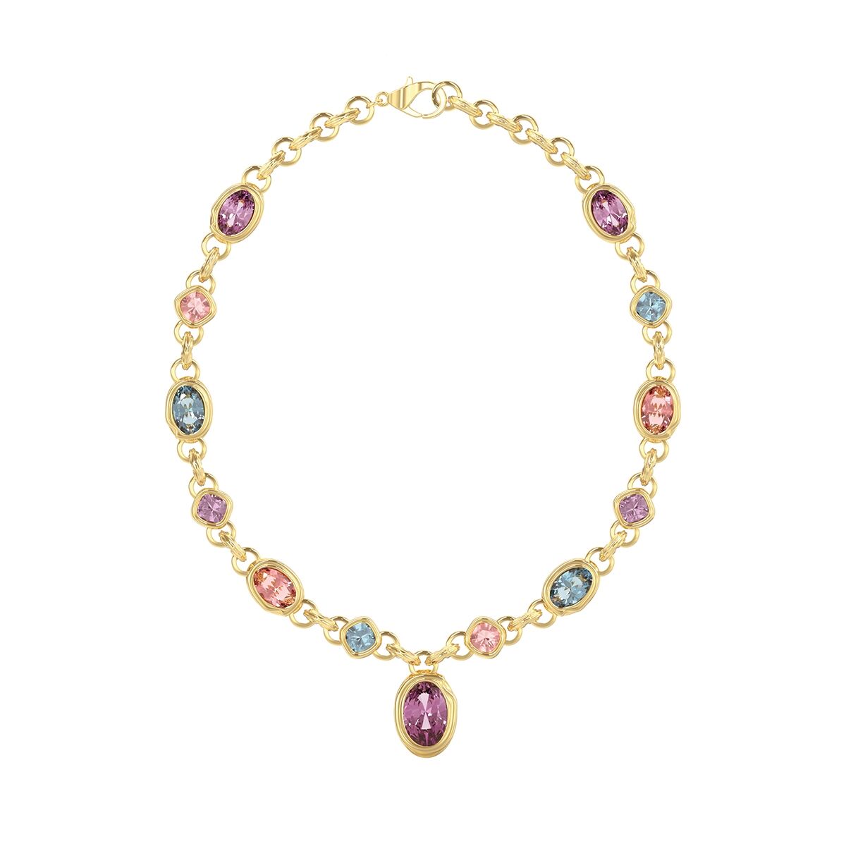 Ladies' Necklace Guess JUBN05310JWYGMCT-U Golden