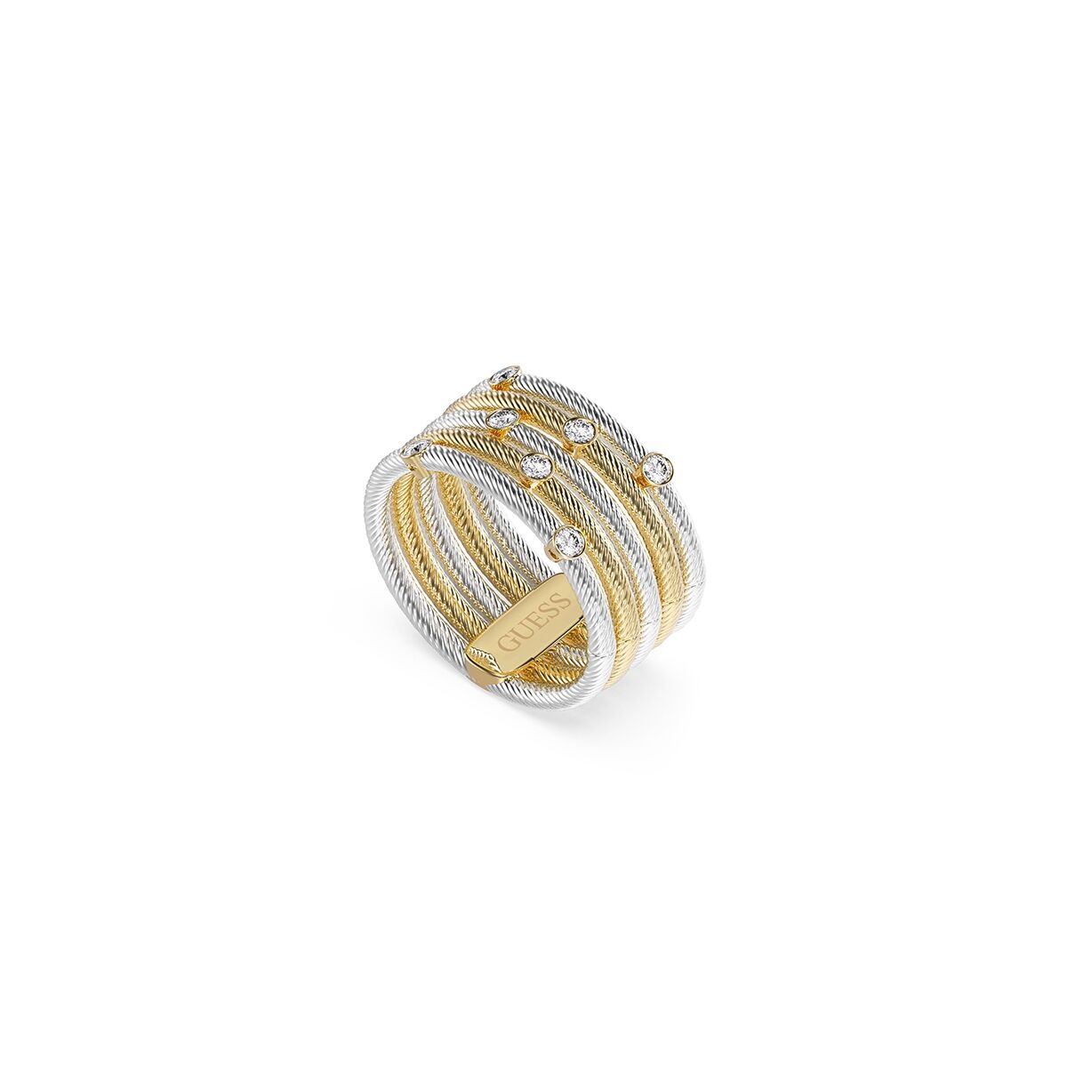 Ladies' Ring Guess JUBR05388JWYGRH56 Golden