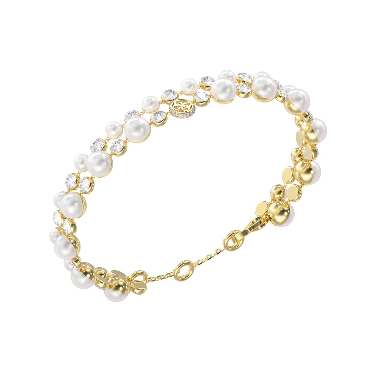 Ladies' Bracelet Guess JUBB05577JWYGS White