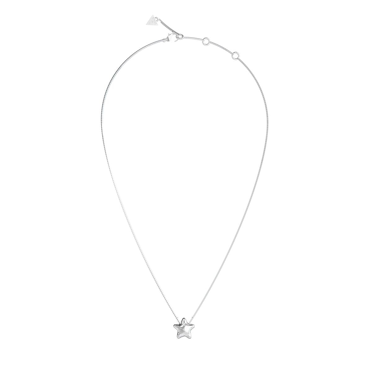 Ladies' Necklace Guess JUBN05545JWRHT-U Silver
