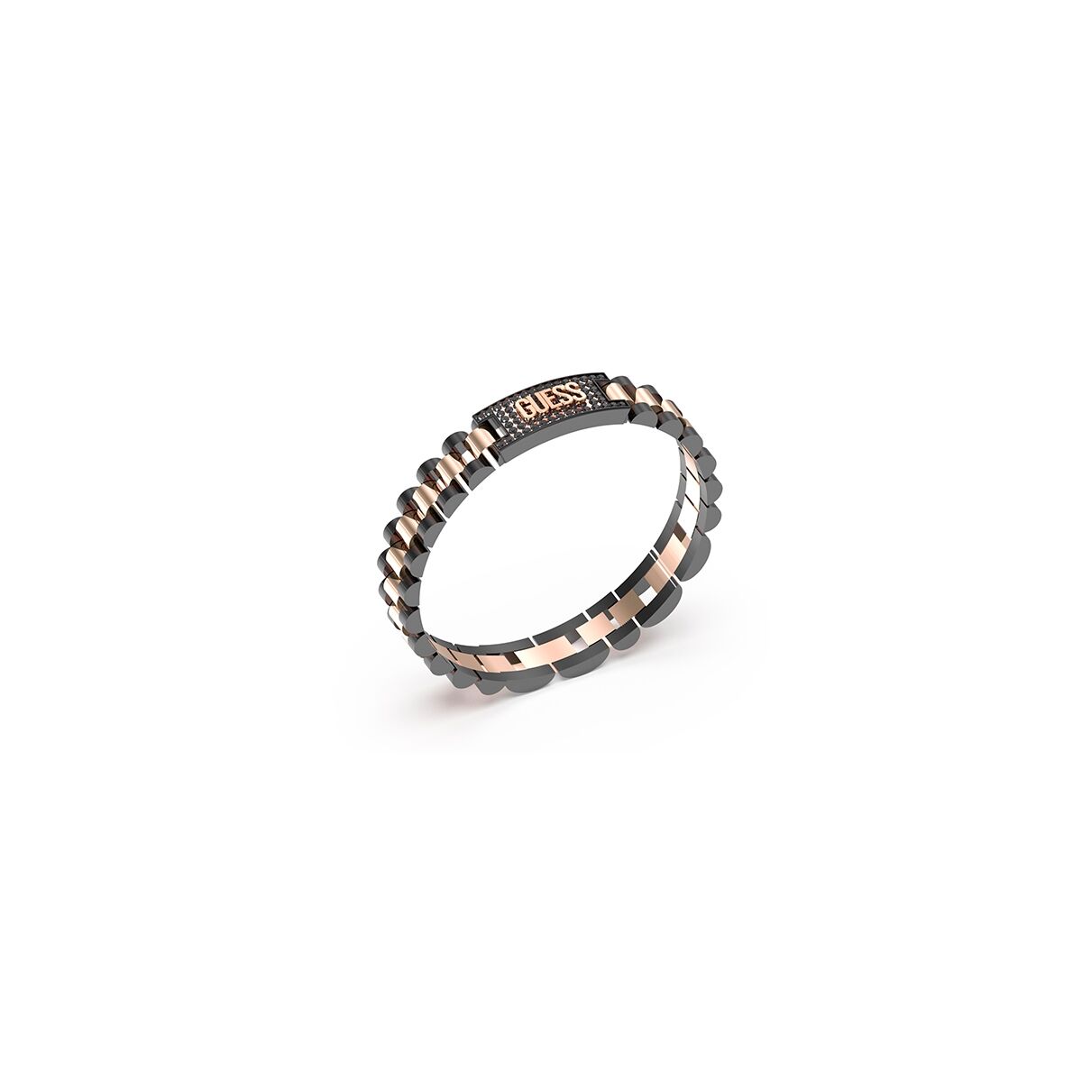 Ladies' Ring Guess JUMB03200JWRGBKT-U Silver