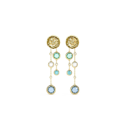 Ladies' Earrings Guess JUBE05091JWYGAQT-U Golden