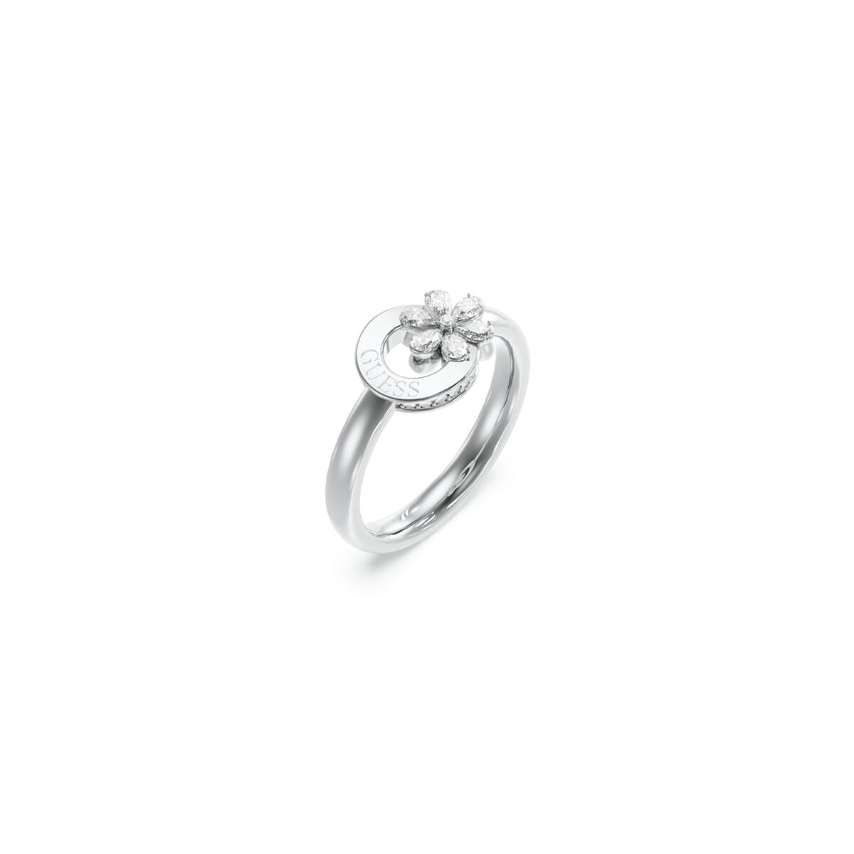 Ladies' Ring Guess JUBR05109JWRH56 Silver 16