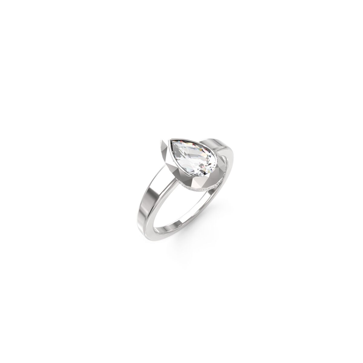 Ladies' Ring Guess JUBR05248JWRH56 16 Silver