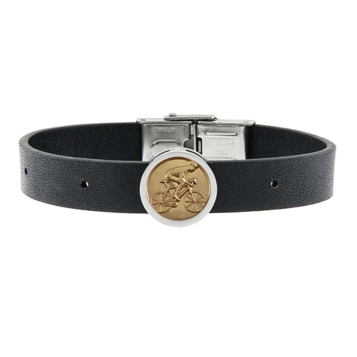 Men's Bracelet Talent Jewels TJA-1-01-01-4-1 Black