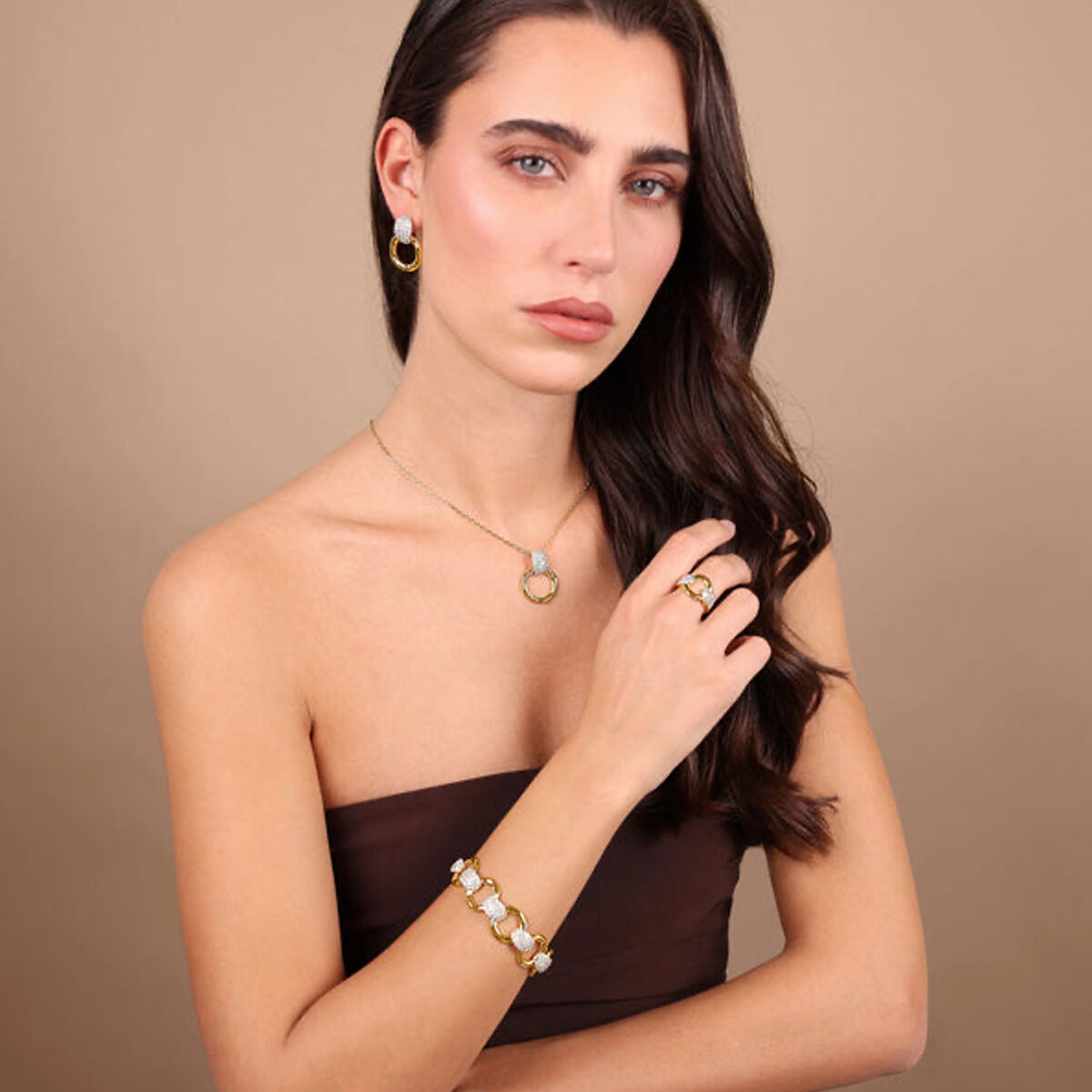 Ladies' Bracelet Etrusca WSET00867.YG Golden