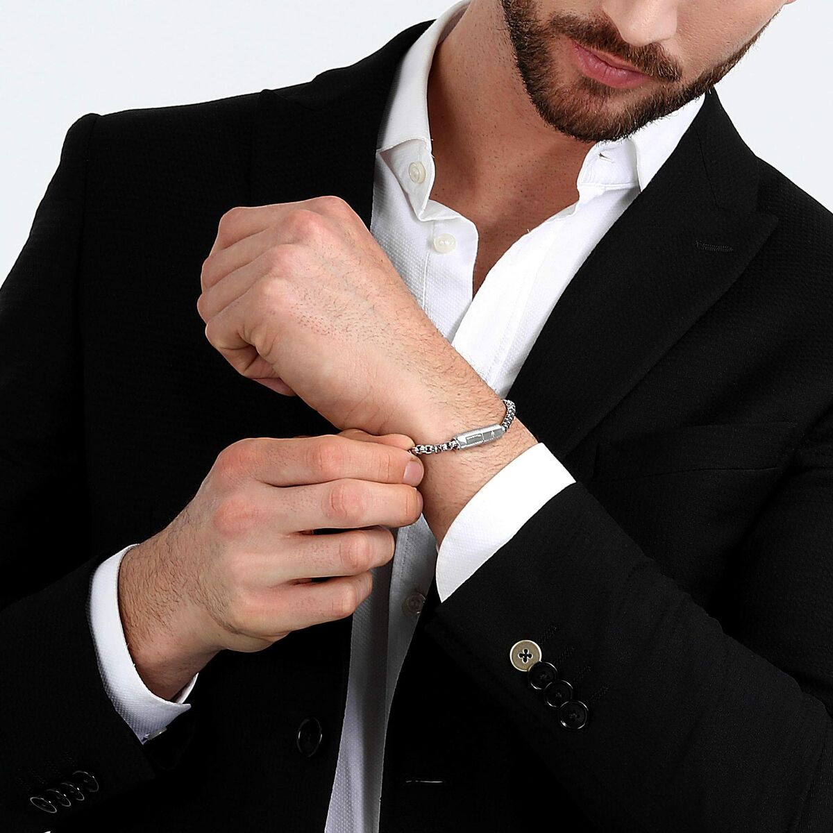 Men's Bracelet Maserati Stainless steel 22 cm