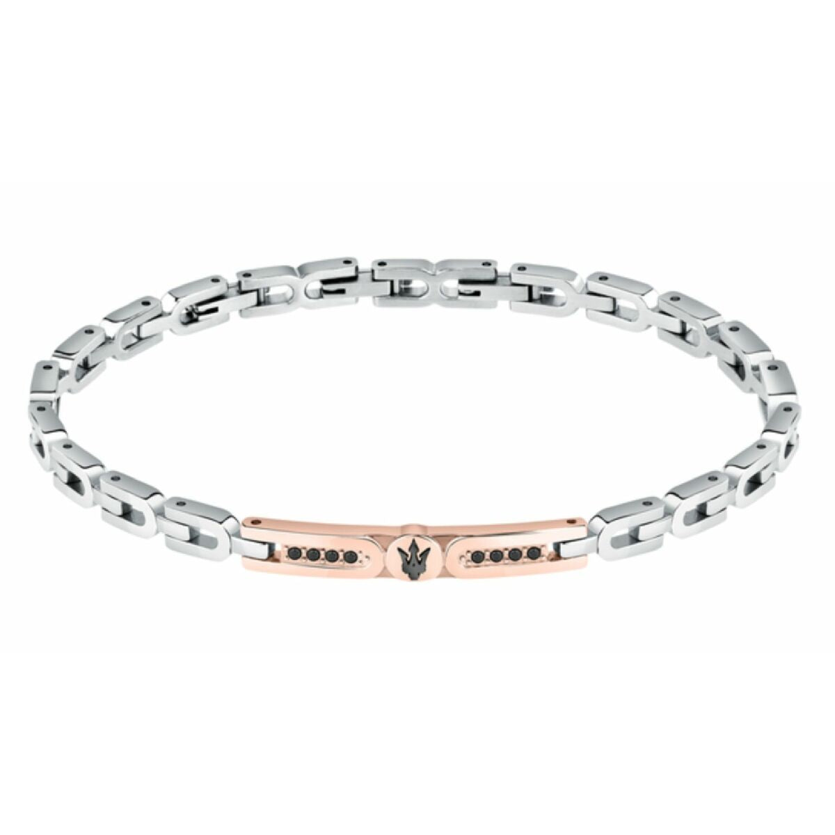 Men's Bracelet Maserati Stainless steel 21,5 cm Silver