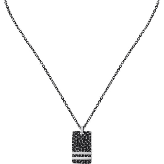 Men's Necklace Sector SAFT77 Black