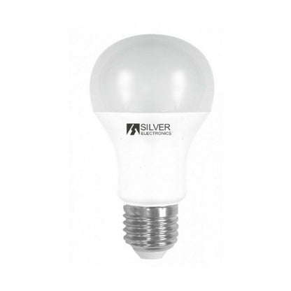Spherical LED Light Bulb Silver Electronics 980527 E27 15W Warm light