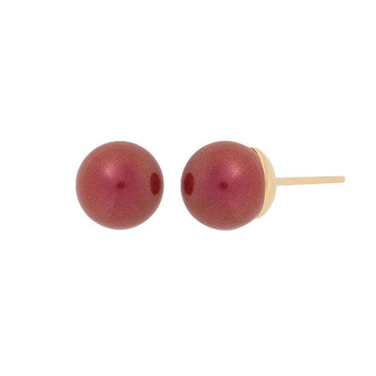 Ladies' Earrings Majorica 00324.04.1.E00.906.1 Red