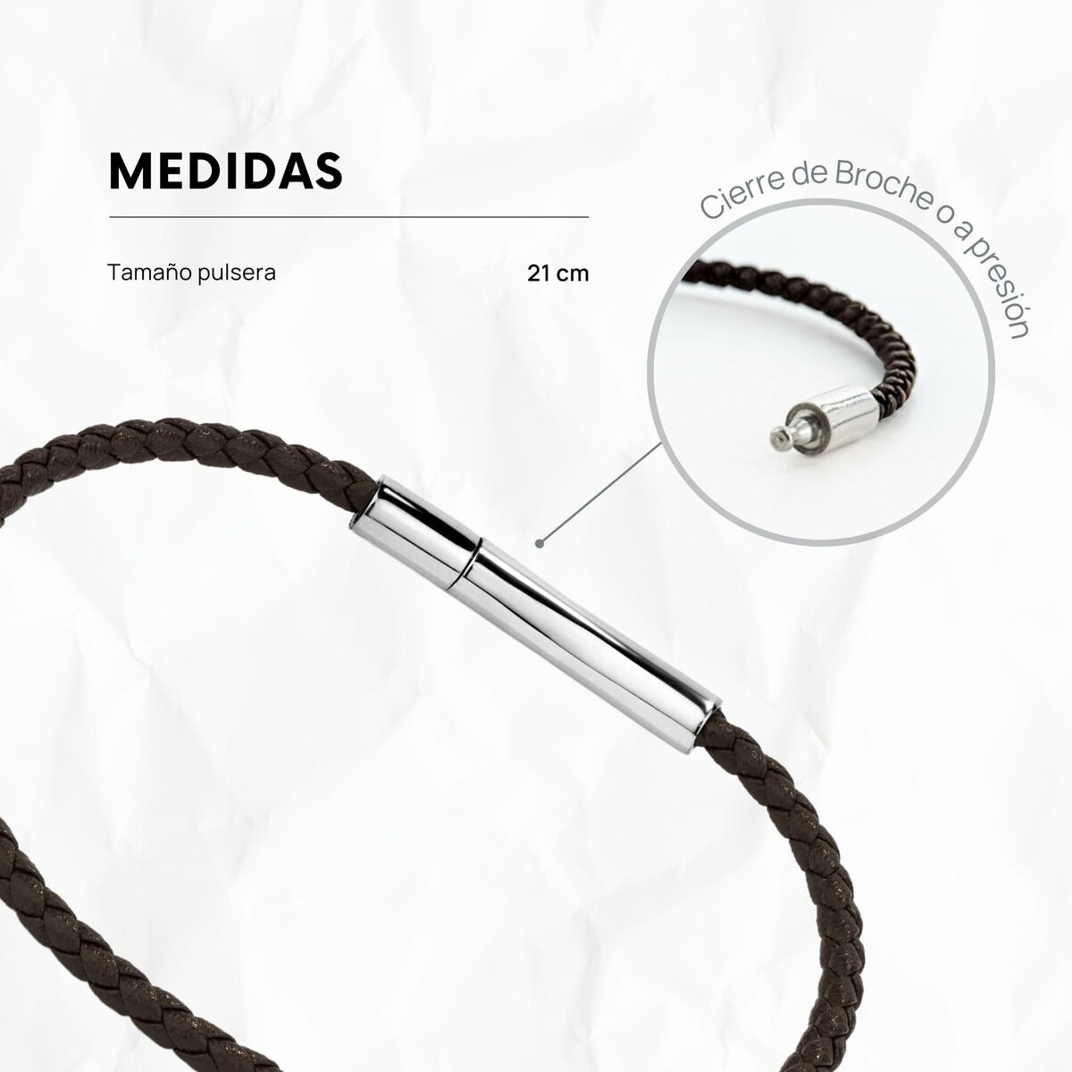 Men's Bracelet Radiant RH000279 Brown