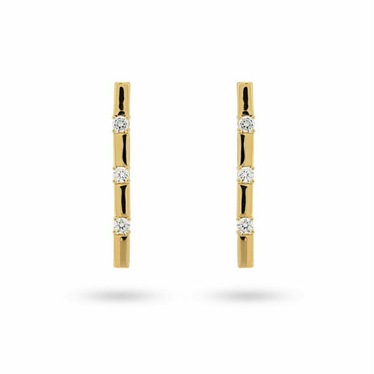 Ladies' Earrings 24KAE 42469Y Golden