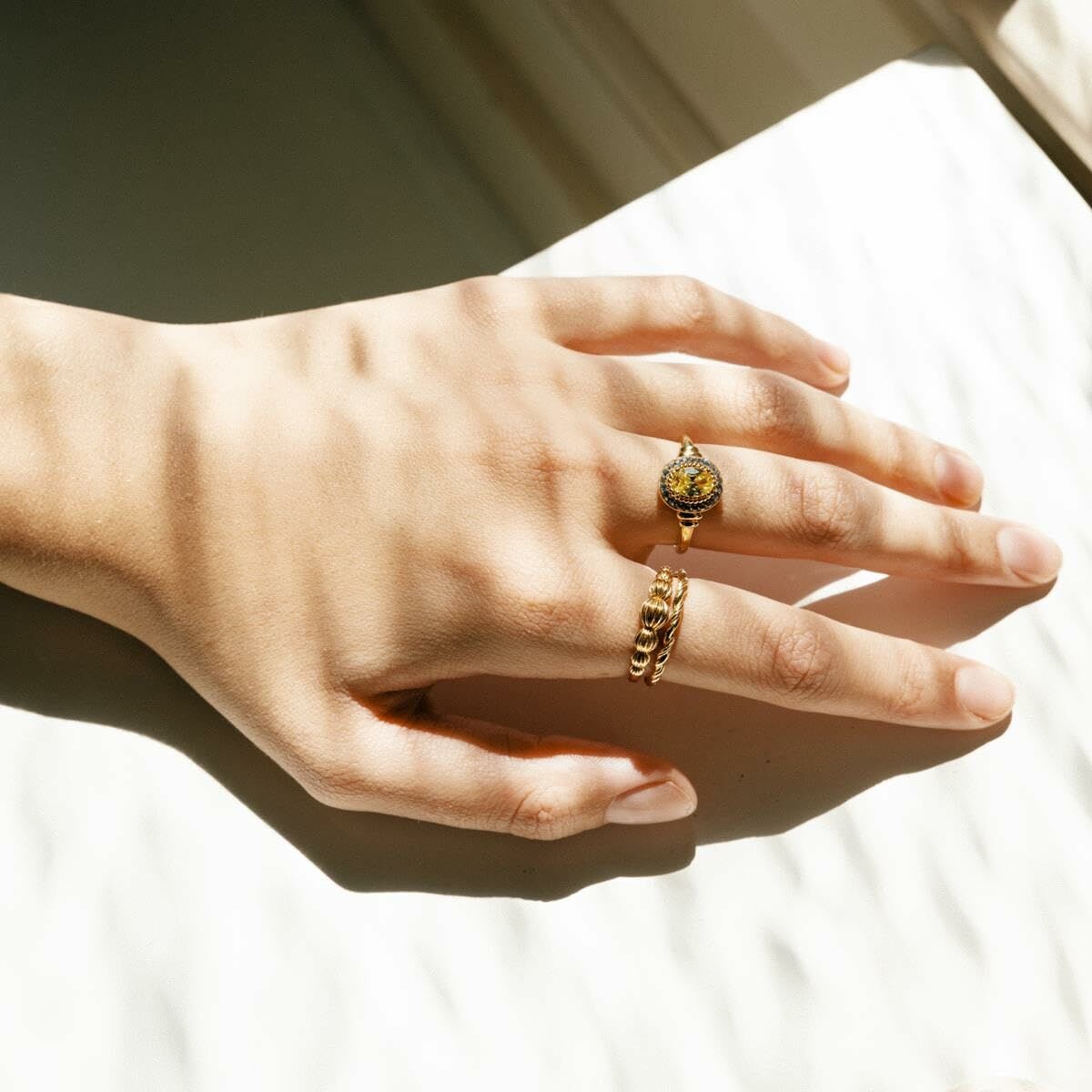 Ladies' Ring 24KAE 124138Y/56 16 Golden