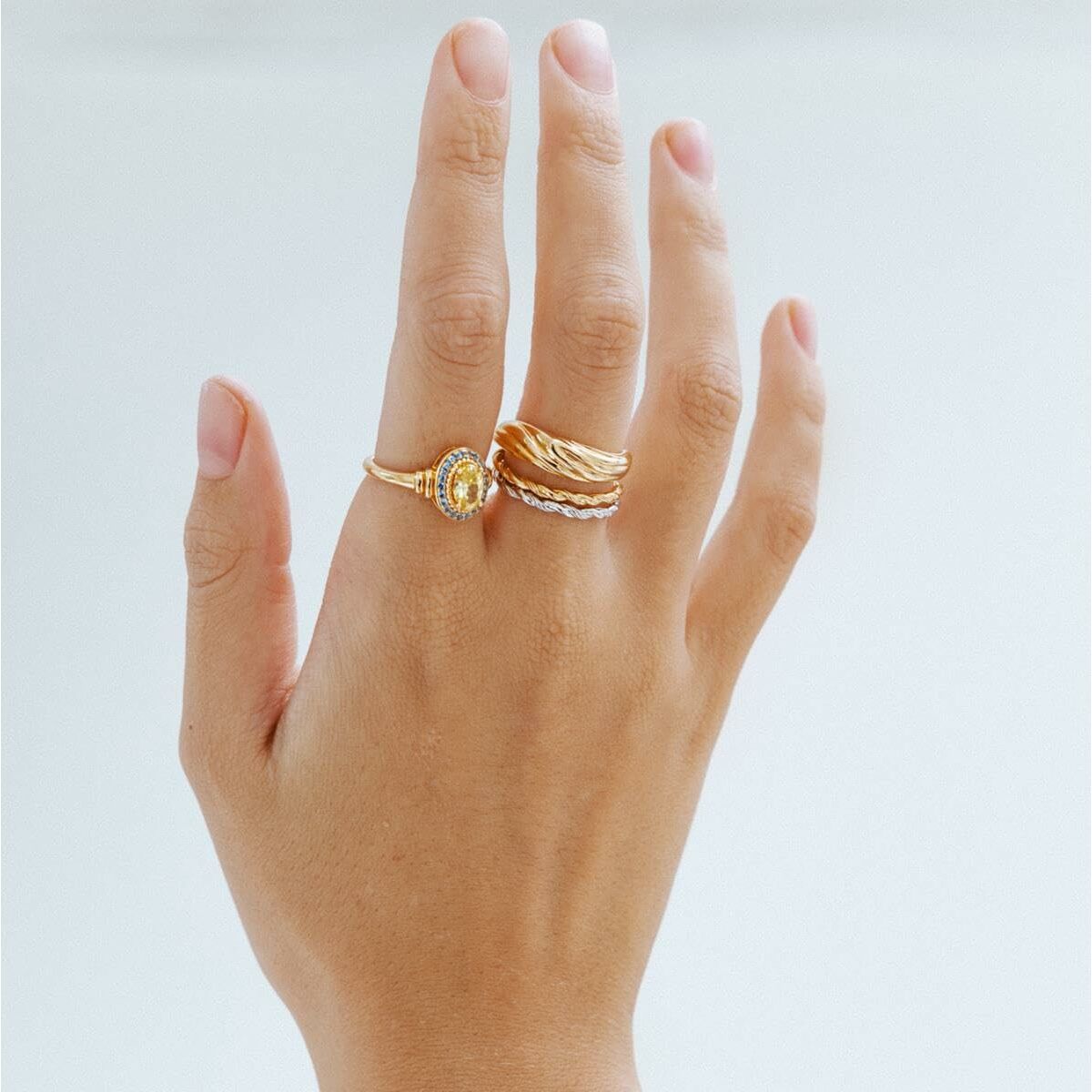 Ladies' Ring 24KAE 124138Y/56 16 Golden