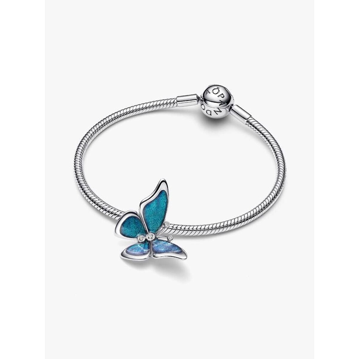 Ladies' Beads Pandora 793747C01 Blue Silver