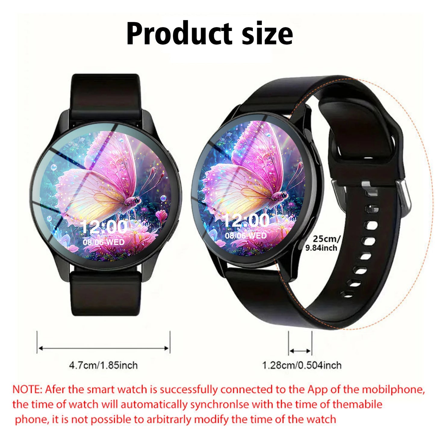 Smart Watch, Wireless Call/Dial, Multi-Sport Mode, Multiple APP Reminders, Suitable for Men and Women, Compatible with IPhone/An