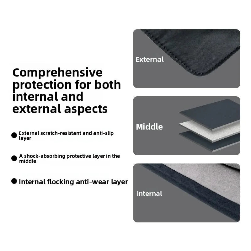 13.3/14/15.6/16 inch waterproof laptop bag front pocket can accommodate power supply, multifunctional laptop handbag briefcase