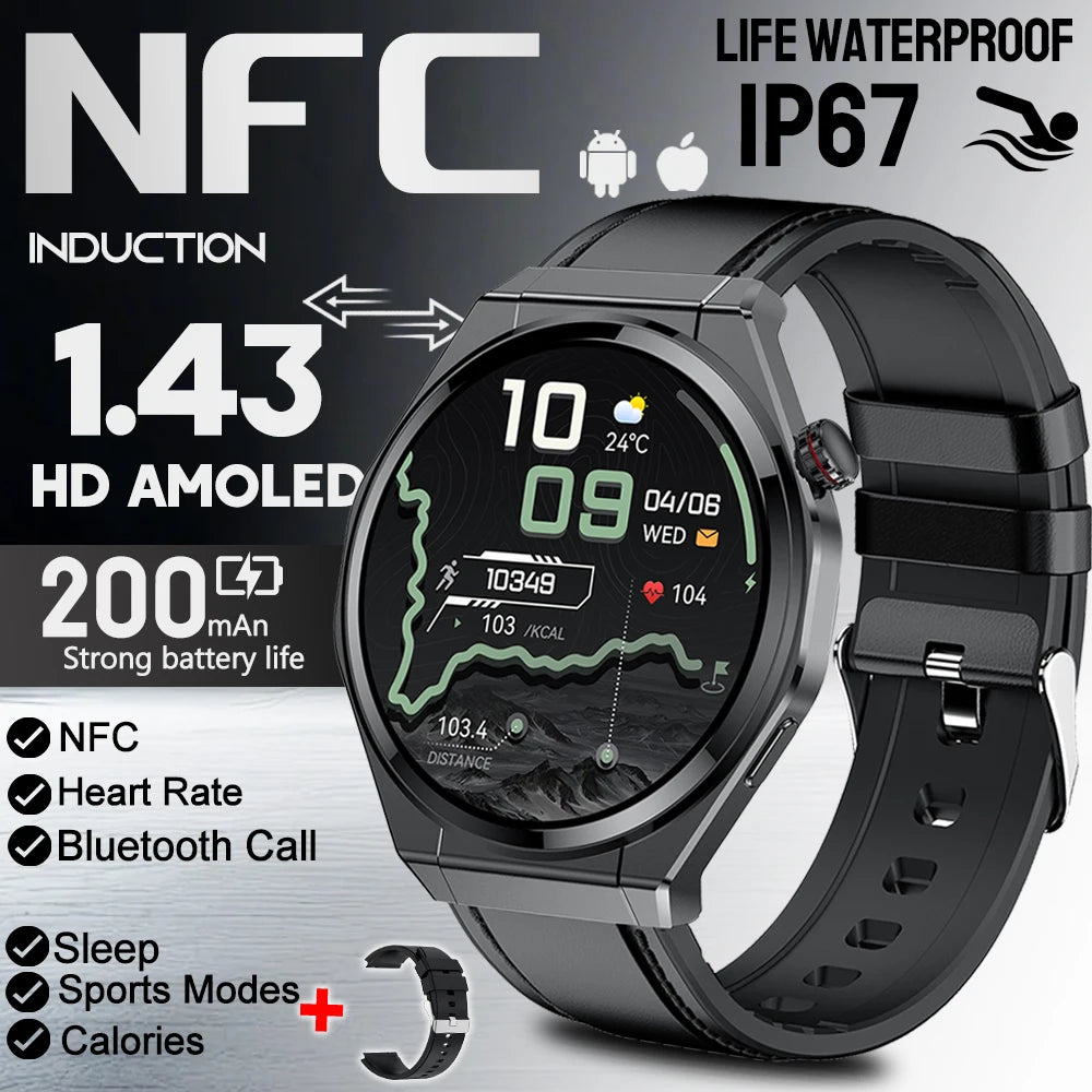 2026 New Smart Sports Watch Bluetooth Call 100+ Sports Mode IP67 Waterproof Health Reminder Sedentary Reminder Sleep Smart Watch