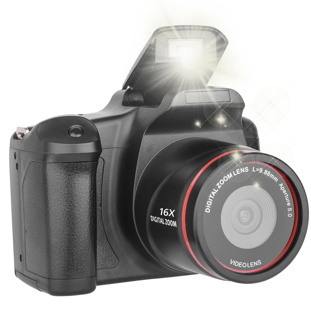 Digital Camera 16X Zoom Camcorder with 2.4 Inch LCD Screen Vlogging Camera for Photography and Video