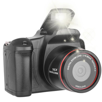 Digital Camera 16X Zoom Camcorder with 2.4 Inch LCD Screen Vlogging Camera for Photography and Video