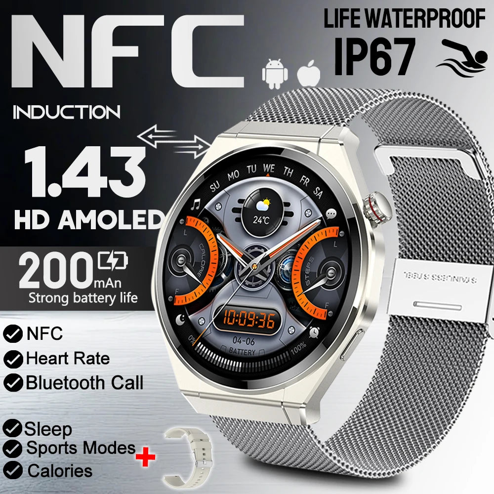 2026 New Smart Sports Watch Bluetooth Call 100+ Sports Mode IP67 Waterproof Health Reminder Sedentary Reminder Sleep Smart Watch