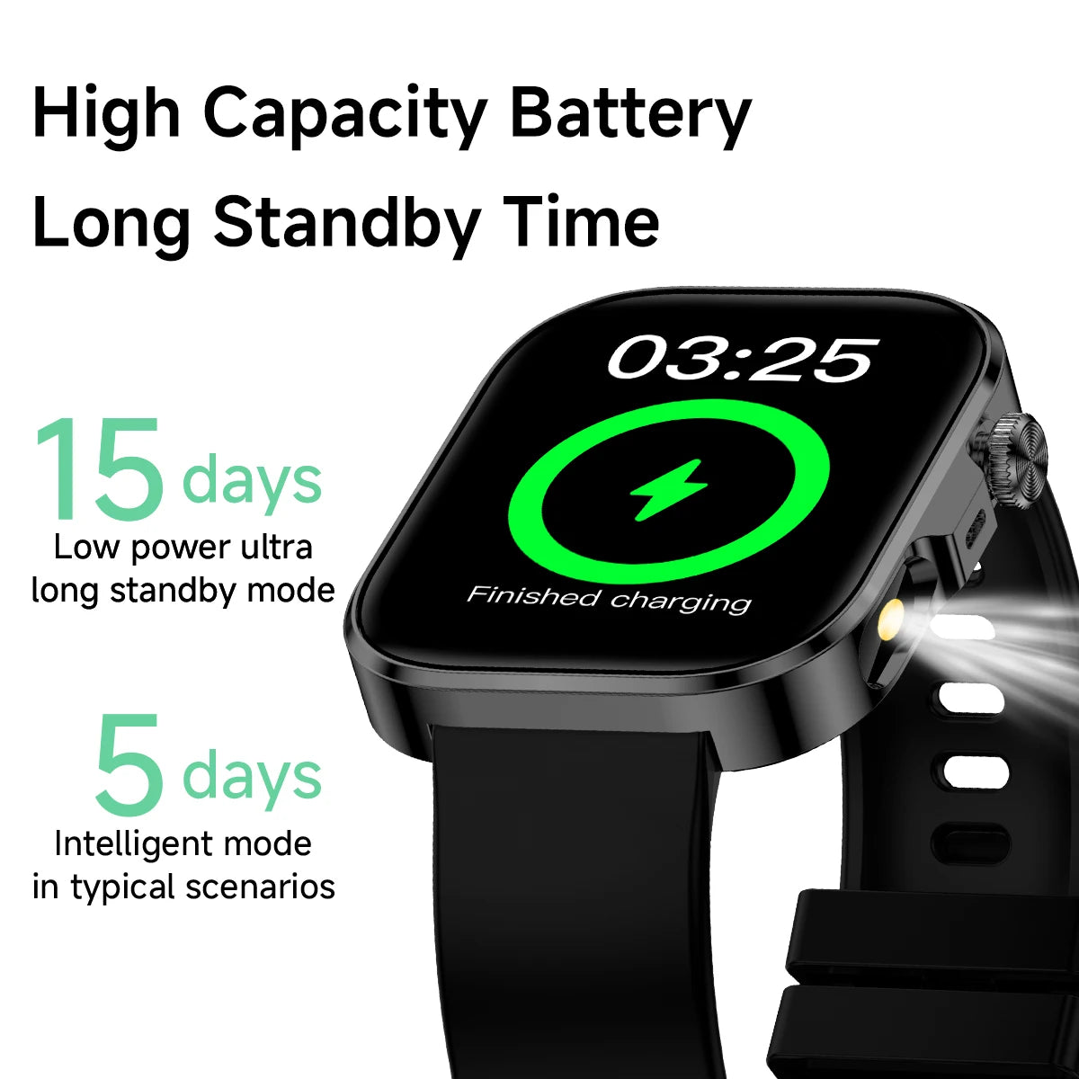 New Fashion Smart Watch for Android/IOS 2.01'Display Voice Assistant Bluetooth Call Phone Answer Sport Fitness Tracker Men Women