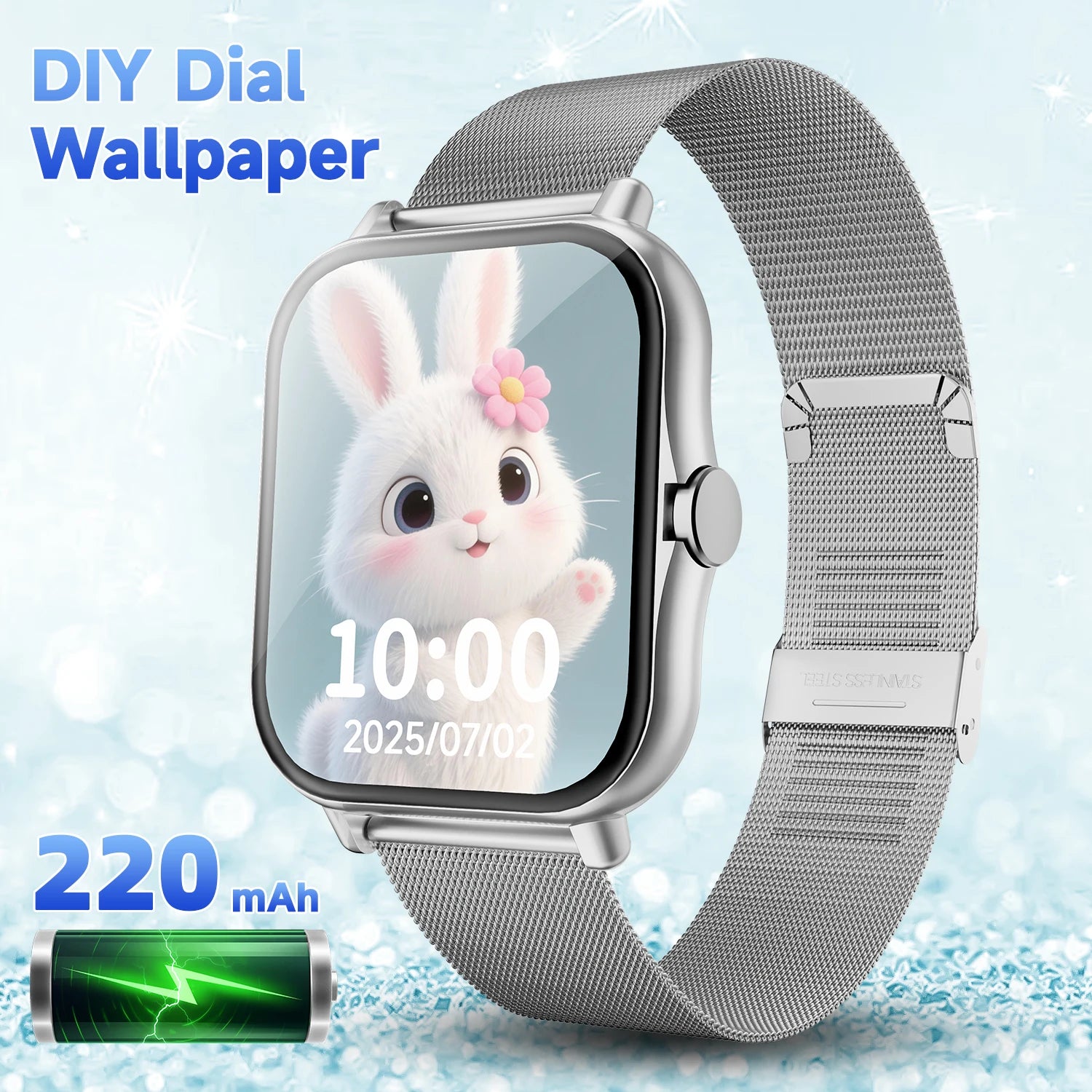 2025 Smart Watch 1.83-inch TFT Display Screen Bluetooth Calling Multiple Sport Modes Men Women Smartwatch For Android&IOS