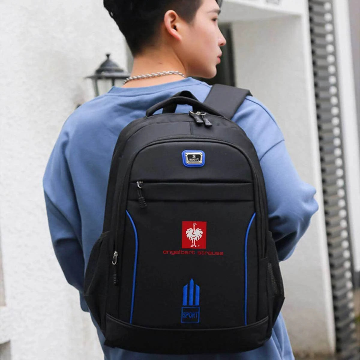 Large Capacity Laptop Bag, Business Commute Backpack, Waterproof Durable Computer Bag for Work & Daily Use