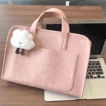 13-14/15-16Inch Laptop Notebook Case Briefcase Felt Tablet Protective Case Waterproof Shockproof Tablet Sleeve Bag Travel