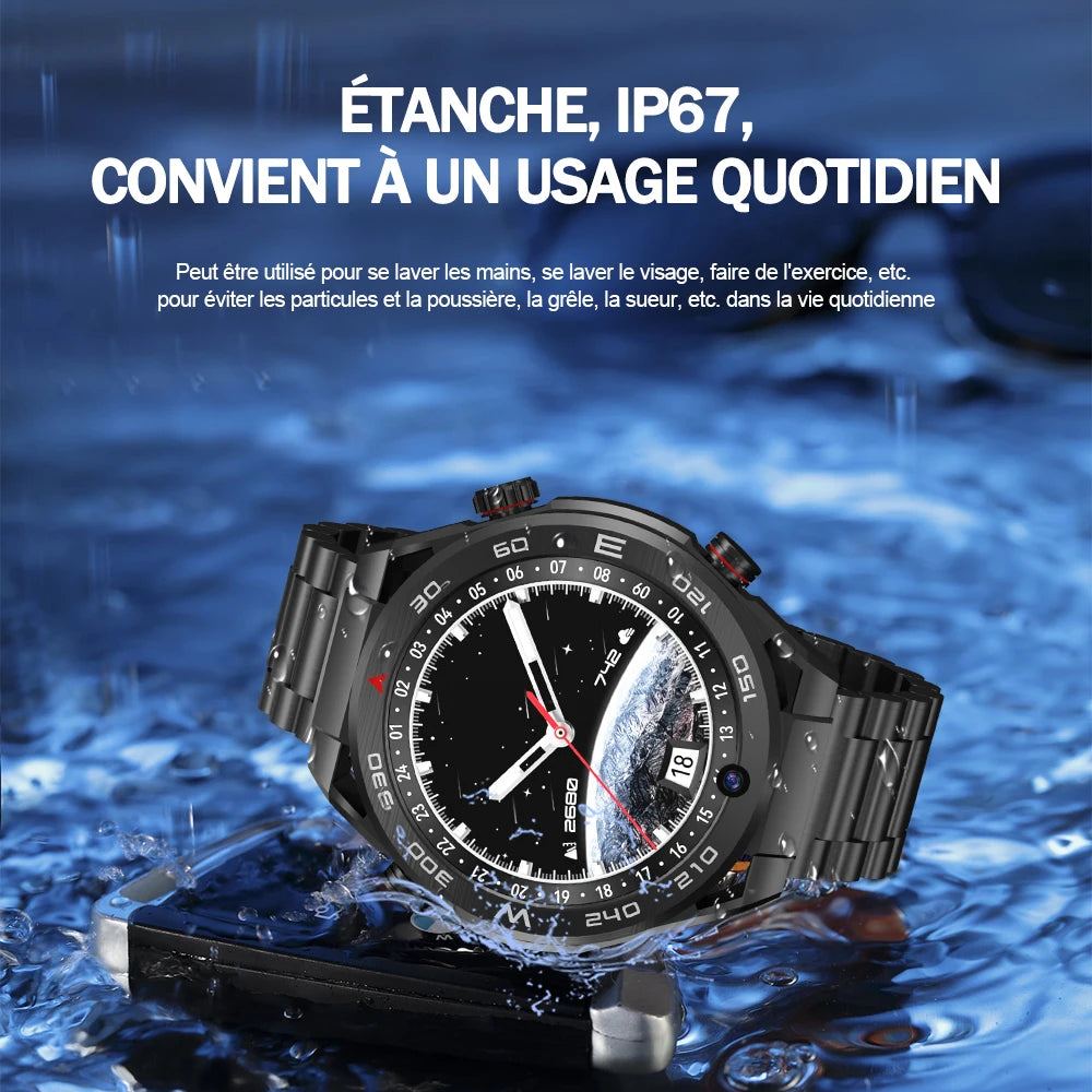 SERVO KOM12 Android OS Watch Smartphone 4G SIM Standby 1.62" Screen 2GB+32GB GPS Play Store WiFi Waterproof Smart Watch Phones