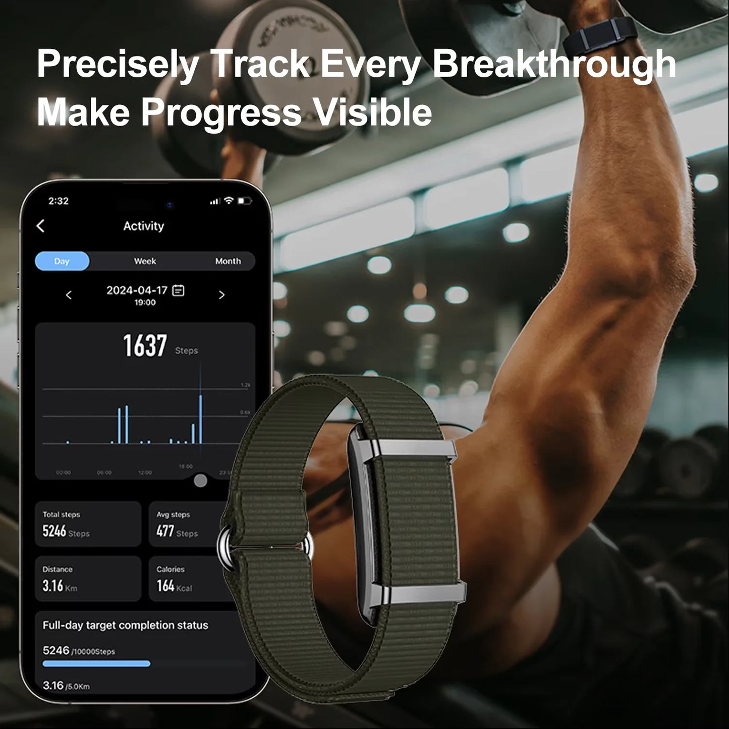 2025 New No Screen Smart Watch Men Women Sports Outdoors Fitness Heart Rate Monitor 1ATM Waterproof Smartwatch For Android IOS